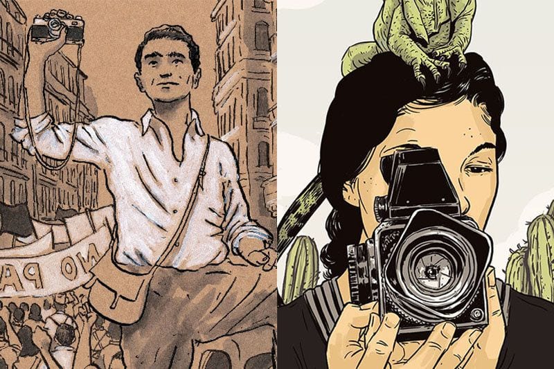 Two Graphic Biographies Showcase Photographers Robert Capa and Graciela Iturbide