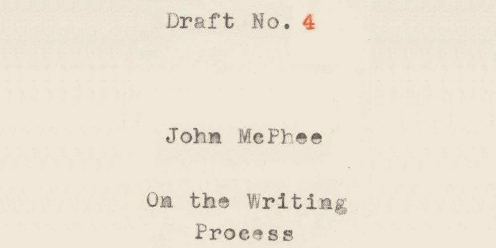 John McPhee’s ‘Draft No. 4’ Provides Easygoing Wisdom for Readers and Writers