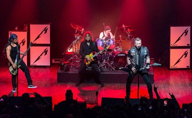 Metallica School Audience in Rock at Intimate New York Show