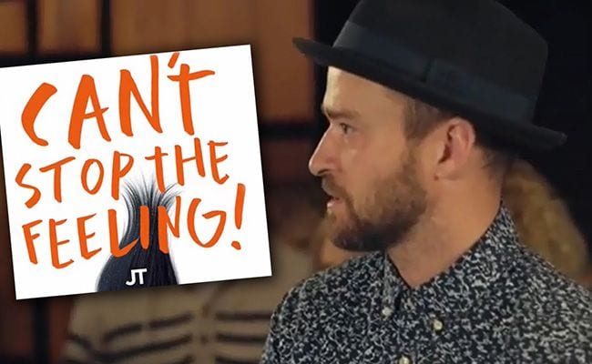 Justin Timberlake – “Can’t Stop the Feeling” (Singles Going Steady)
