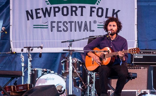 A Chat with José González at Newport Folk Festival