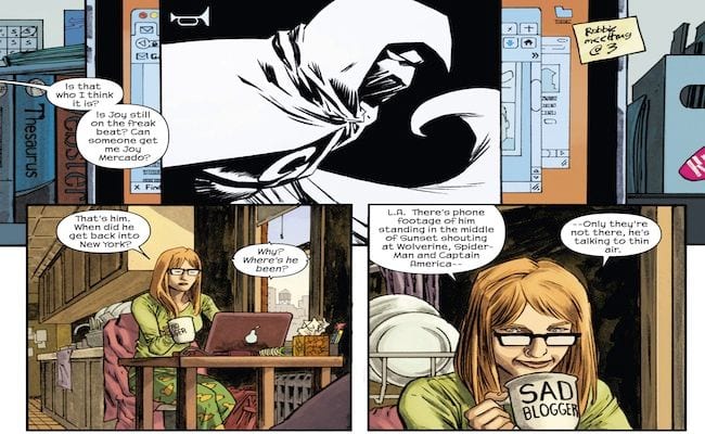 The Postmodern Mr. Knight, Or How to Juxtapose the Craziness of Moon Knight