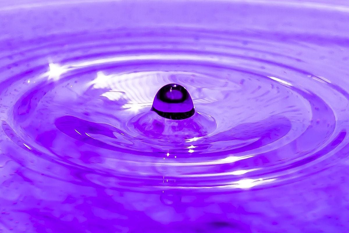 purple water