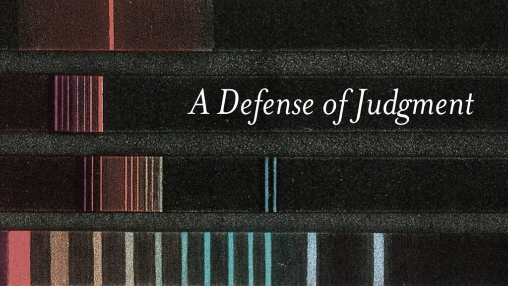 Clune: A Defense of Judgment (2021) | featured image