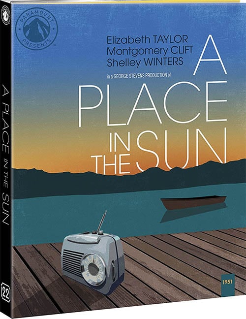 Stevens: A Place in the Sun (1951) | Paramount DVD Cover (2021)