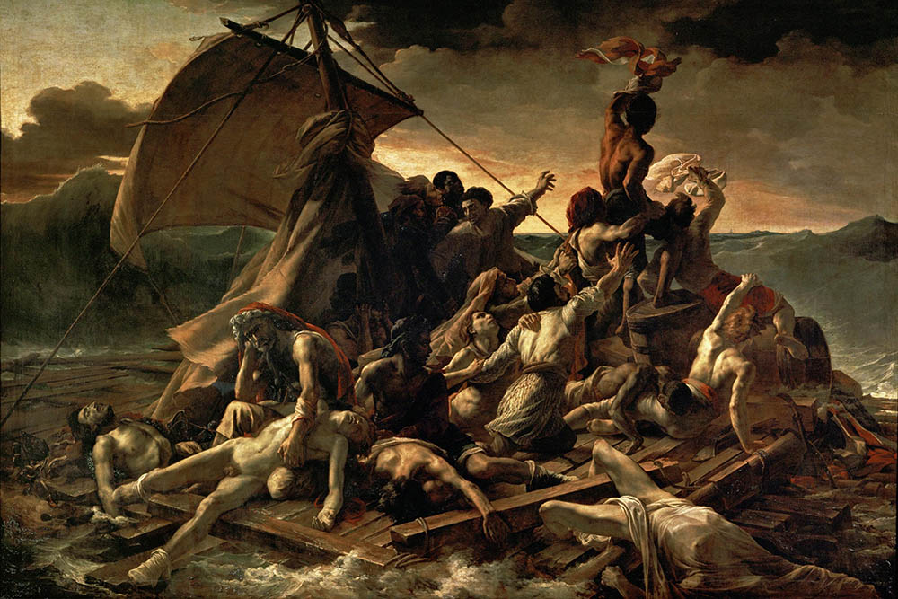 Jean-Louis André Théodore Géricault: La Balsa de la Medusa (1818-19)