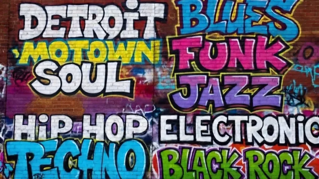 Detroit 1967: From Uprising to Amplification 1 Detroit music graffiti