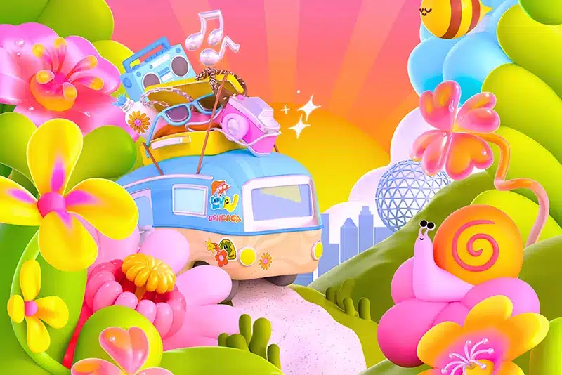 Colour Conquers Blandness at a Vibrant Osheaga Festival 2026 1 Osheaga 2026 Poster